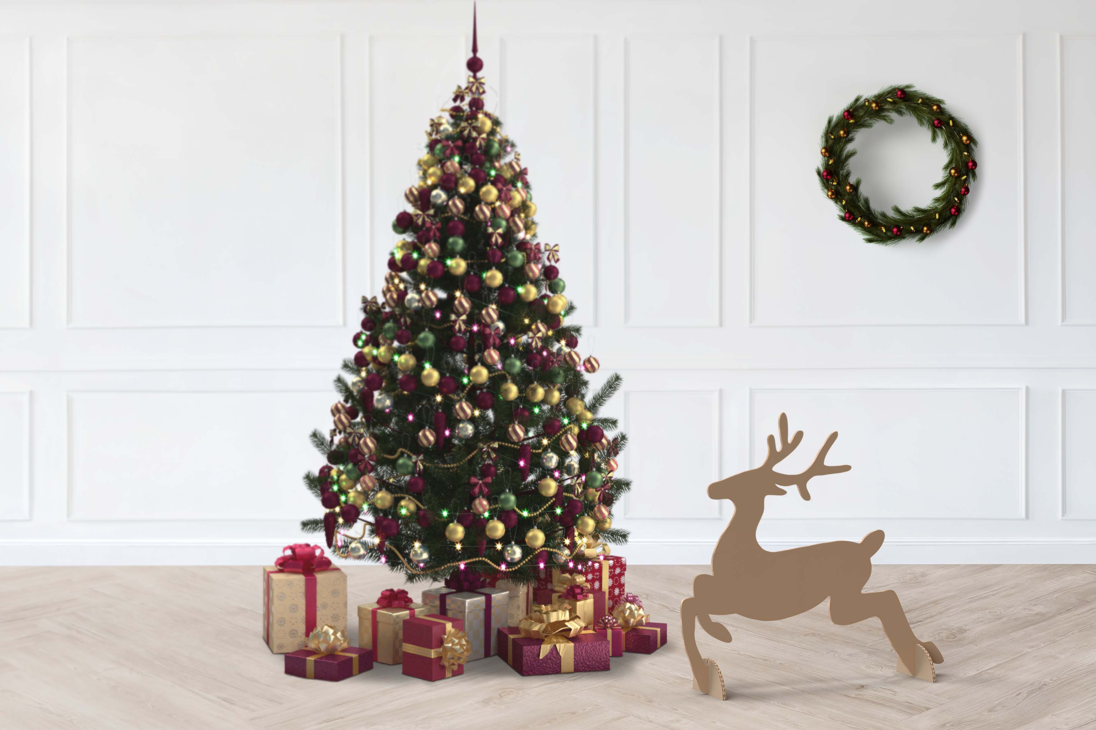 Rippotai - Wholesale Christmas Decoration - Ecological Christmas Reindeer - Reindeer Silhouette for Christmas Decorations4