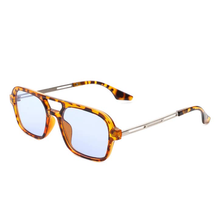 Cramilo Eyewear - Vente Lunettes de soleil – femme - Lunettes de soleil carrées style aviateur style aviateur rétro1