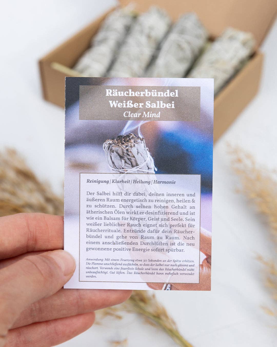 Oh Shanti - Vendita all'ingrosso Salvia - Set di fasci di incenso di salvia bianca4