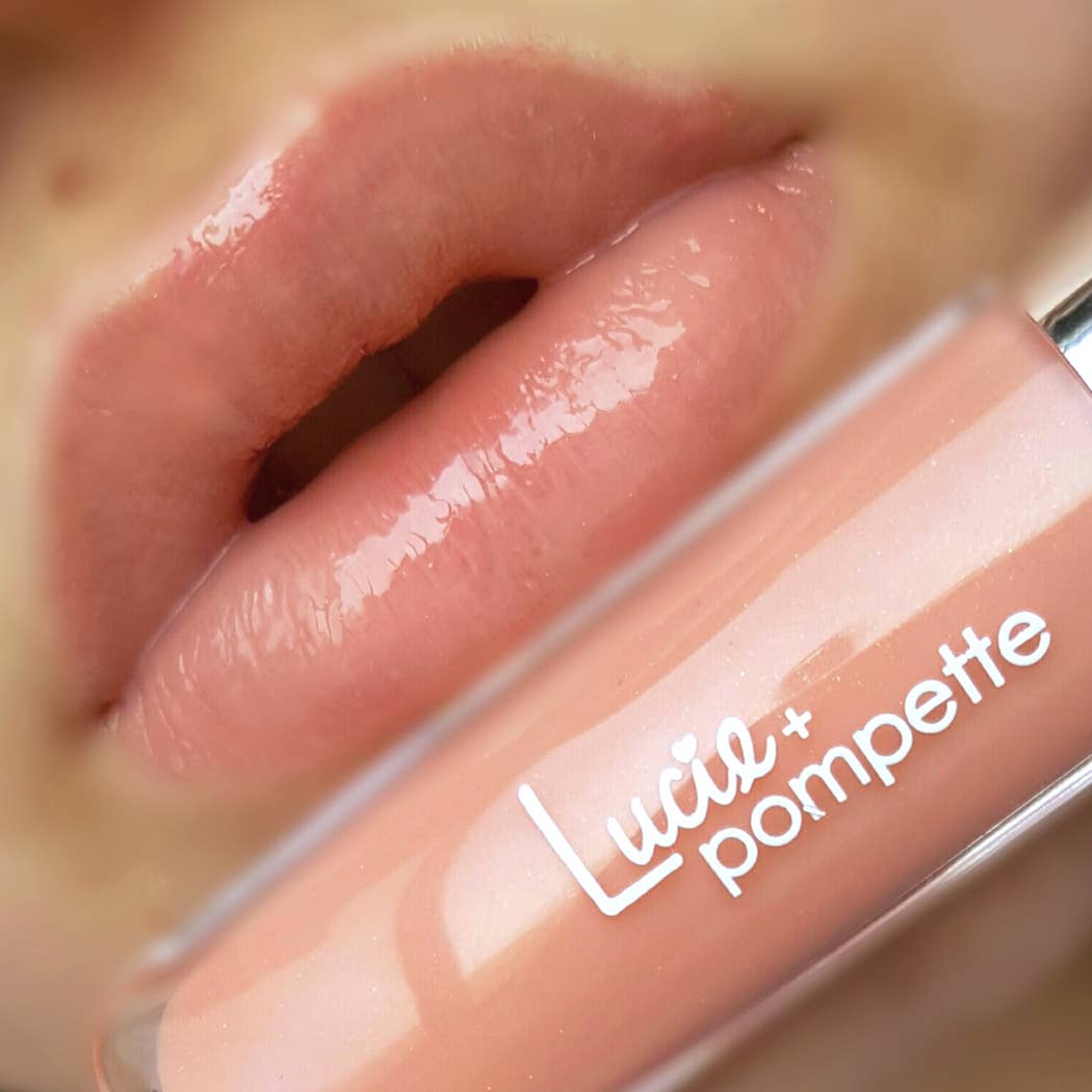 Lucie + Pompette - Wholesale Lip Plumper - Lip Batter Plumping Gloss - Go Go (Honey Nude)1