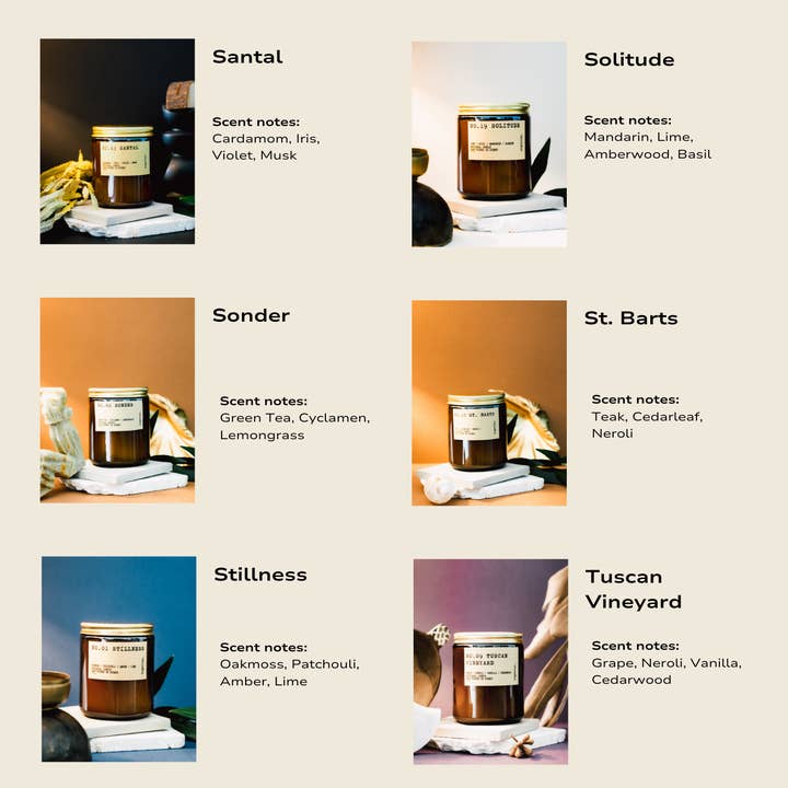 Urganiqa - Vente Bougie en bocal - Bougie Parfumée en Soja Alchemy | Collection Rituel3