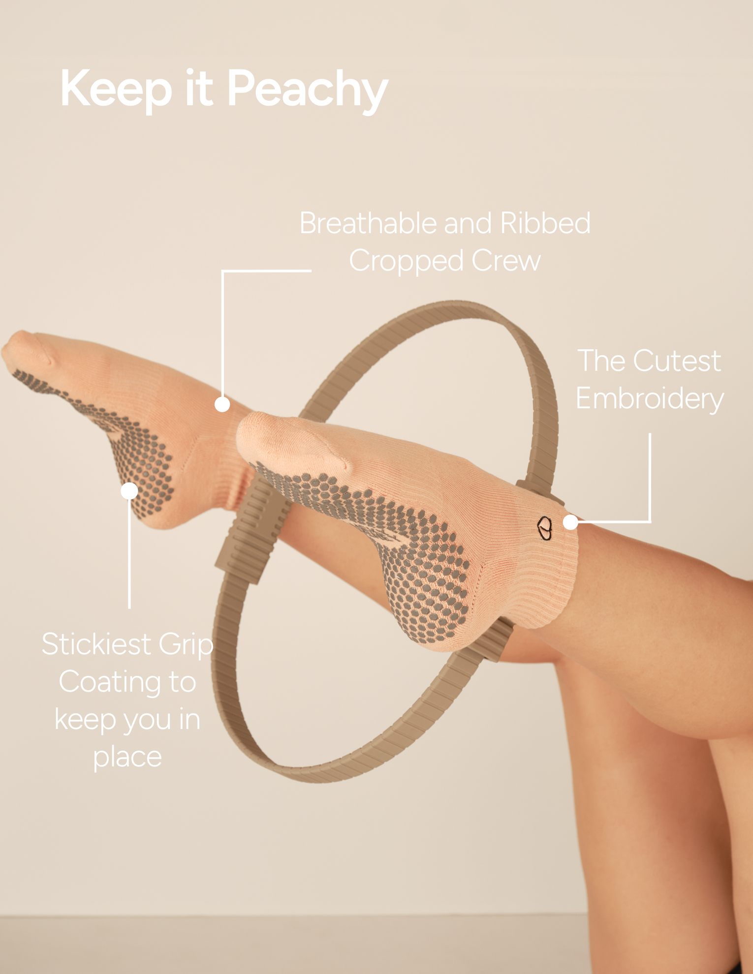 LUCKY HONEY - Wholesale Socks - Women's - The Harlow Grip Sock27