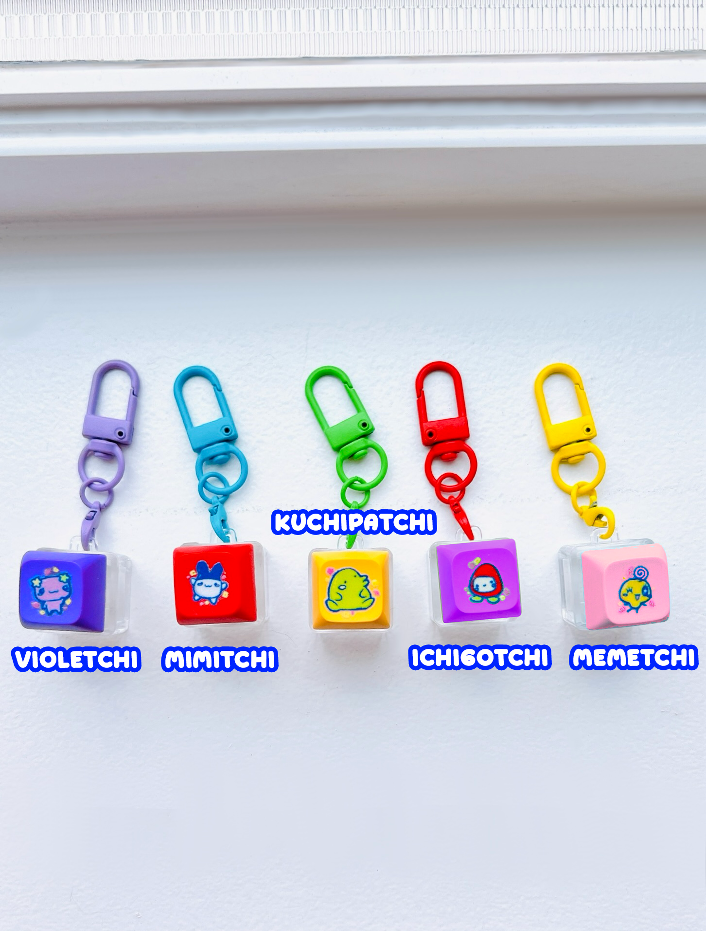 PeachyxNoodle – wholesale Nyckelring - Unisex – Kawaii klickande keycap-nyckelring för keyboard och fidget4