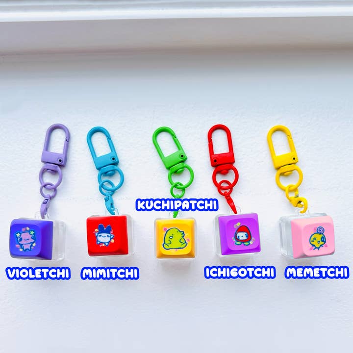 PeachyxNoodle - Wholesale Keychain - Unisex - Keycap Keyboard Clicky Fidget Stimming Kawaii Cute Keychain4