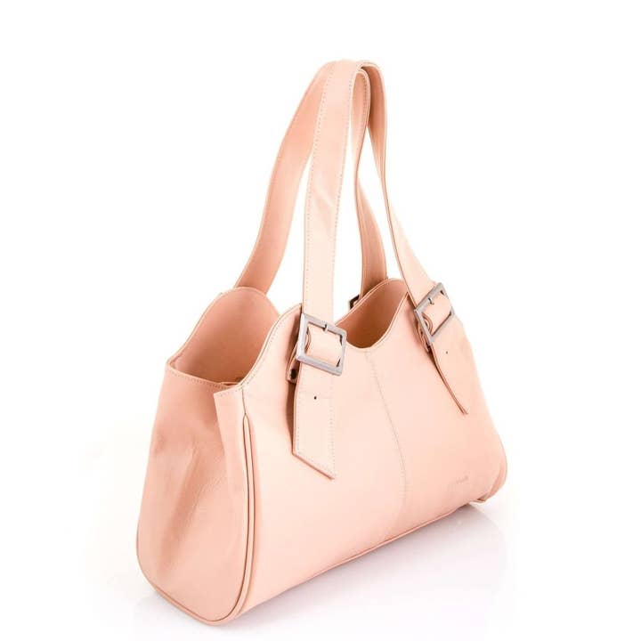 Lizbon Buckle Soft Leather HandBag for wholesale by O.Concept Fashion