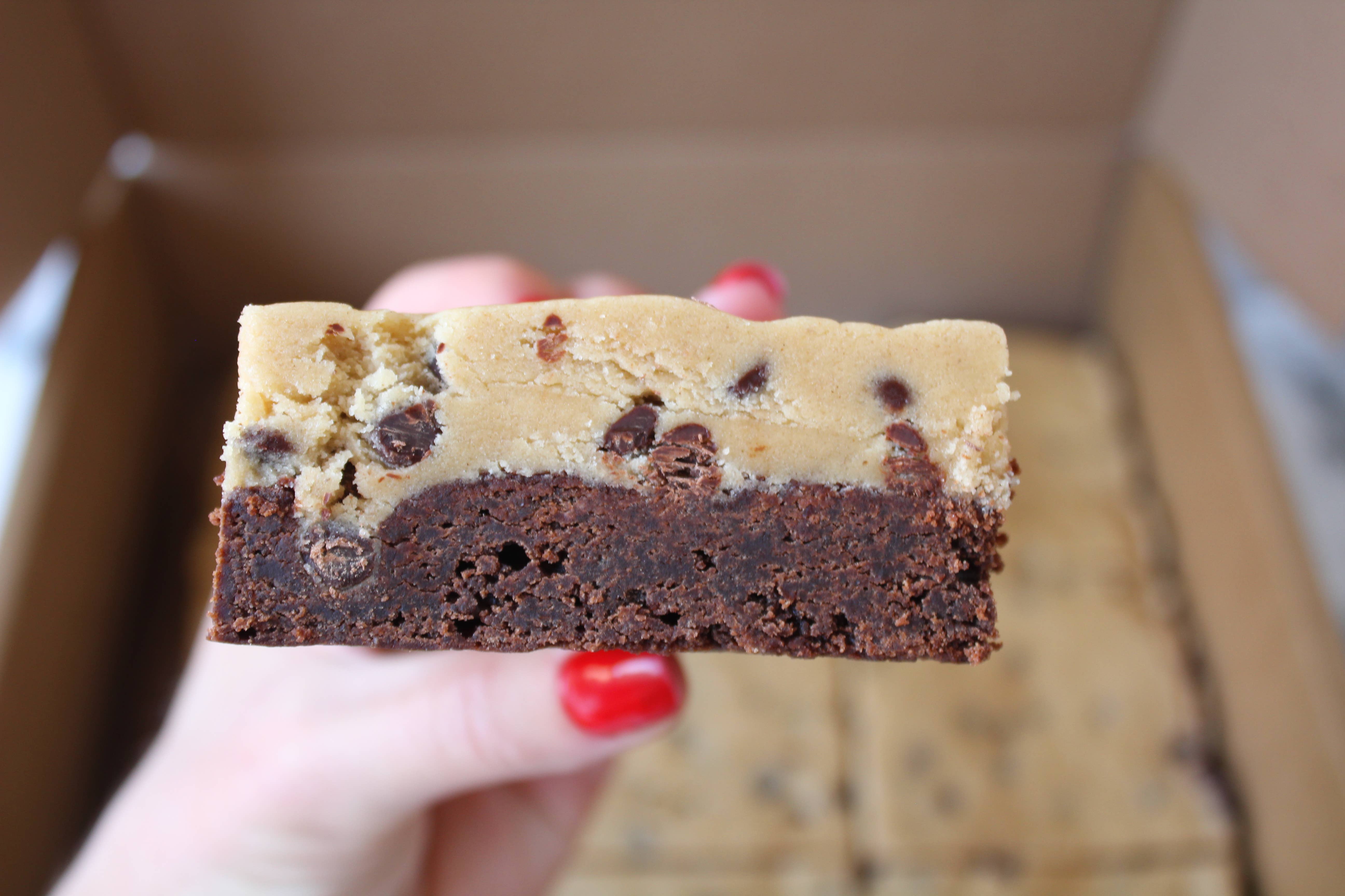 Untainted Tastes – wholesale Brownie – Cookie Dough Brownies (Vegan)