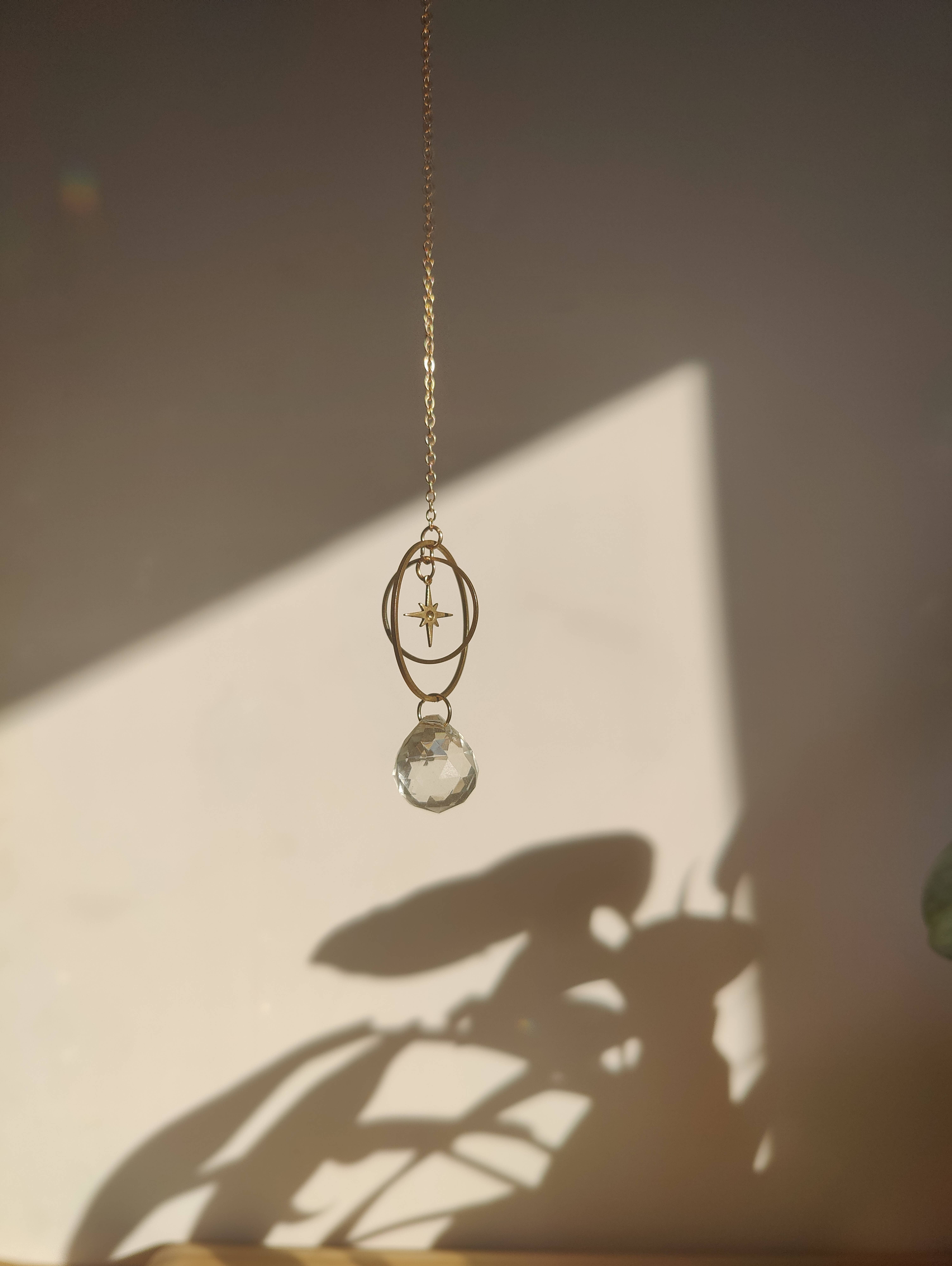 Atelier Intuitive – wholesale Suncatcher – ASTRO AIR • Mini Suncatcher in Brass & Glass Crystal4