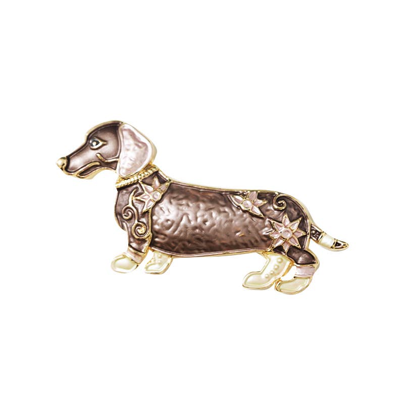 AMORINO SRL - Venta al por mayor Broches - Pin magnético de esmalte con diseño de perro - SW2464B6735