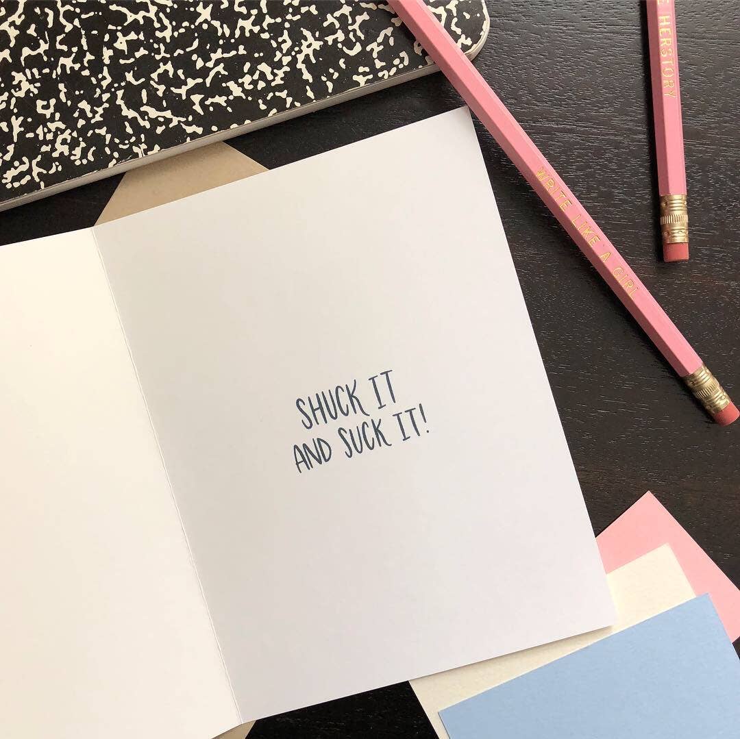 FunAndAwkward by Studio Eighty Seven - Wholesale Everyday Greeting Card - The World Is Your Oyster2