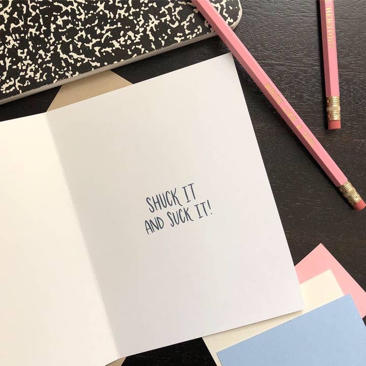 FunAndAwkward by Studio Eighty Seven - Wholesale Everyday Greeting Card - The World Is Your Oyster2