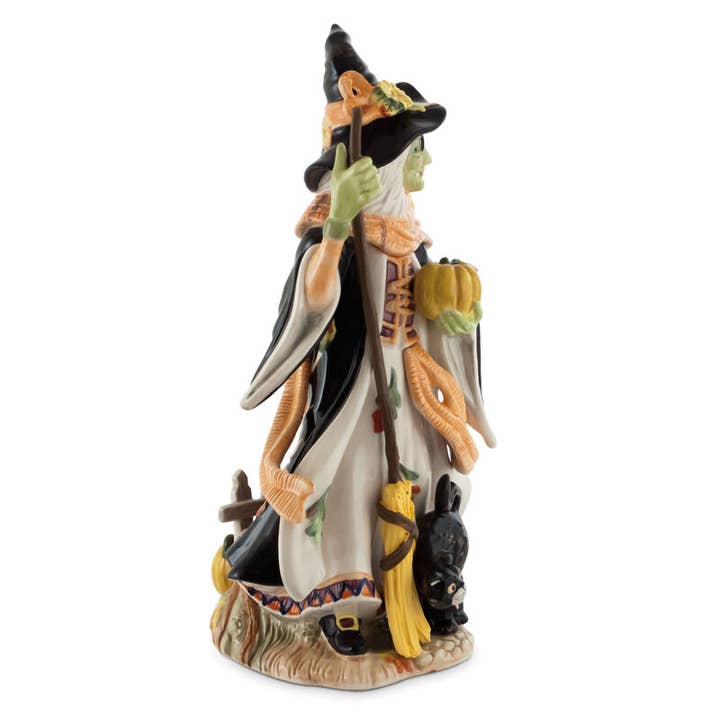Multi Fitz & Floyd Halloween Harvest Witch Figurine Gift Box Pkg for wholesale on Faire