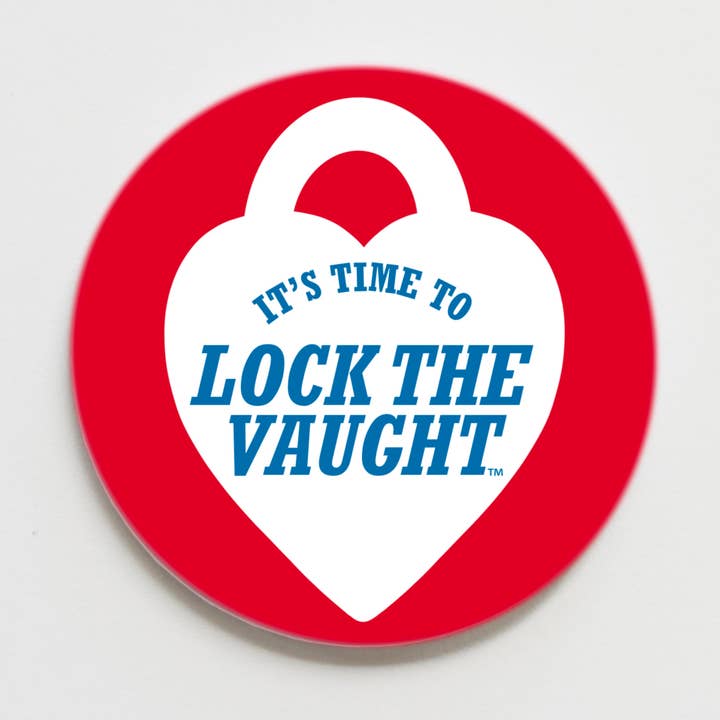 Ole Miss Lock The Vaught Button for wholesale by Good Vibez Collegiate