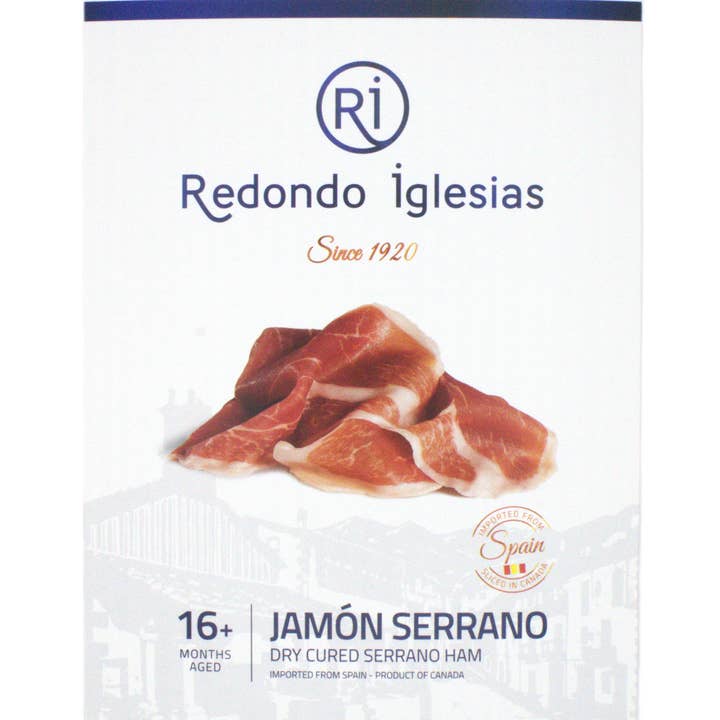 Redondo Iglesias - Wholesale Ham - SLICED SERRANO HAM - 3 OZ