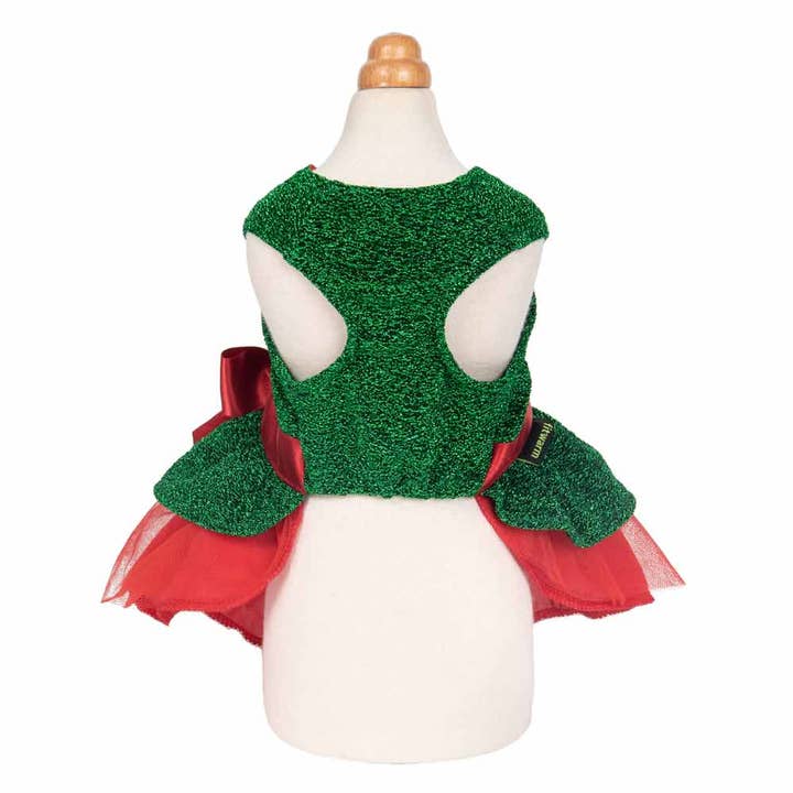 Green Funny Christmas Gift Dog Dress for wholesale on Faire