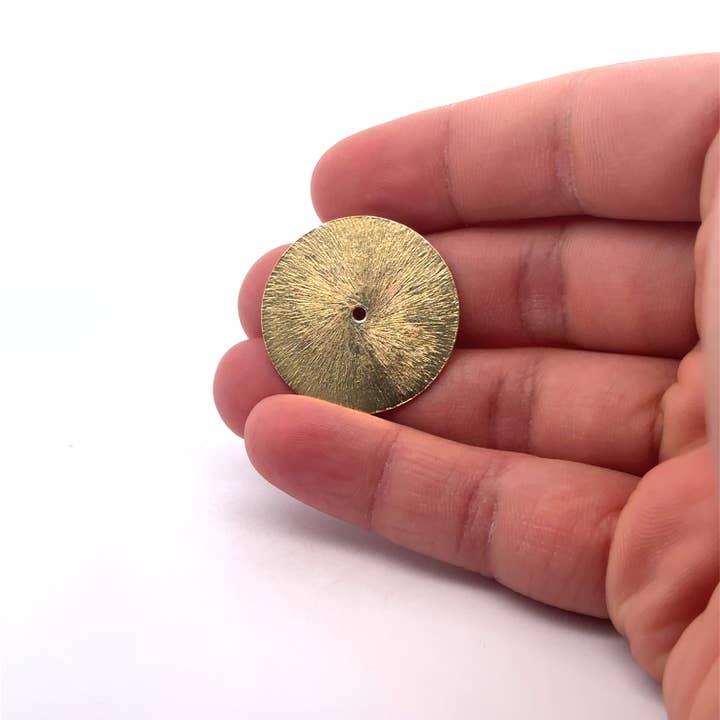 Purity Beads - Wholesale Craft Supplies - Circle with one hole (Gold Plated/Silver Plated) | Purity Beads2