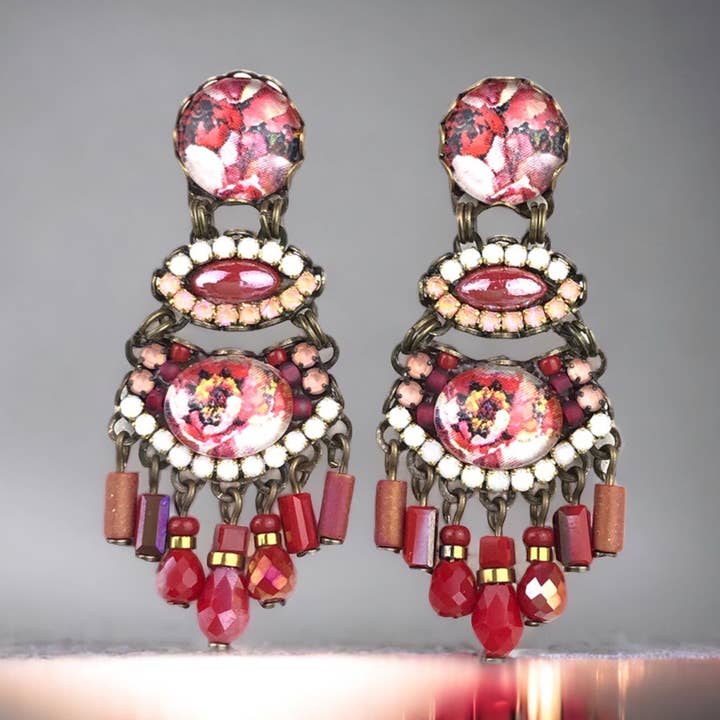 CHERISE OORBELLEN VAN KRISTALLEN voor wholesale door melizijewelry