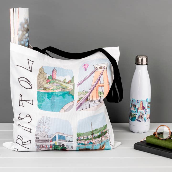 dona B drawings - Wholesale Tote Bag - Unisex - Bristol Sketches Eight Tote Bag2