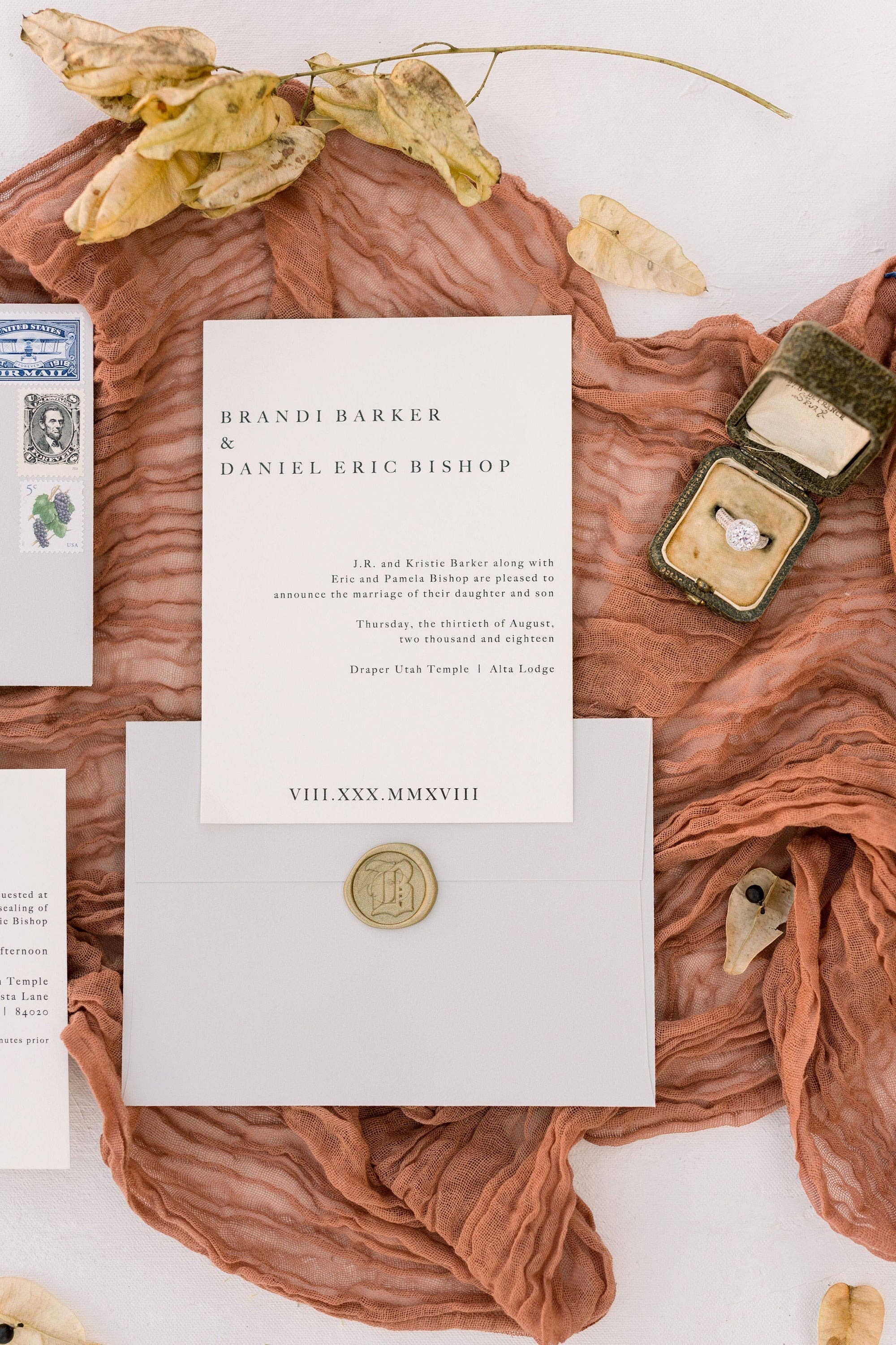 Amore Society - Wholesale Table runner - Terracotta Gauze Table Runner4