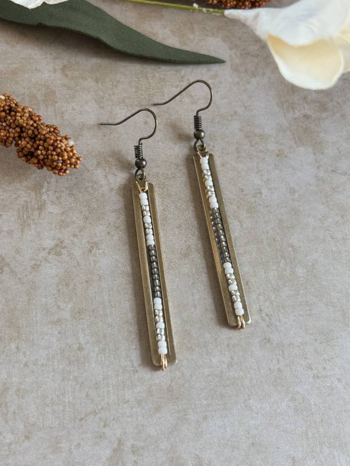 Lucy Beaded Earrings - Made to Order for wholesale by Made by Melissa