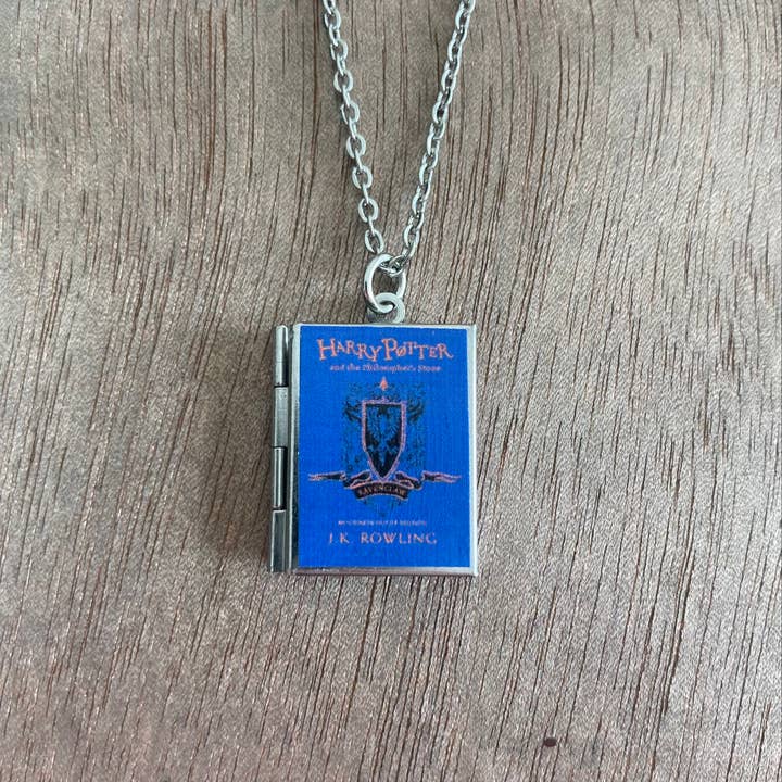 Marshall and Rose - Wholesale Locket Necklace - Book Locket Harry Potter - House Ravenclaw