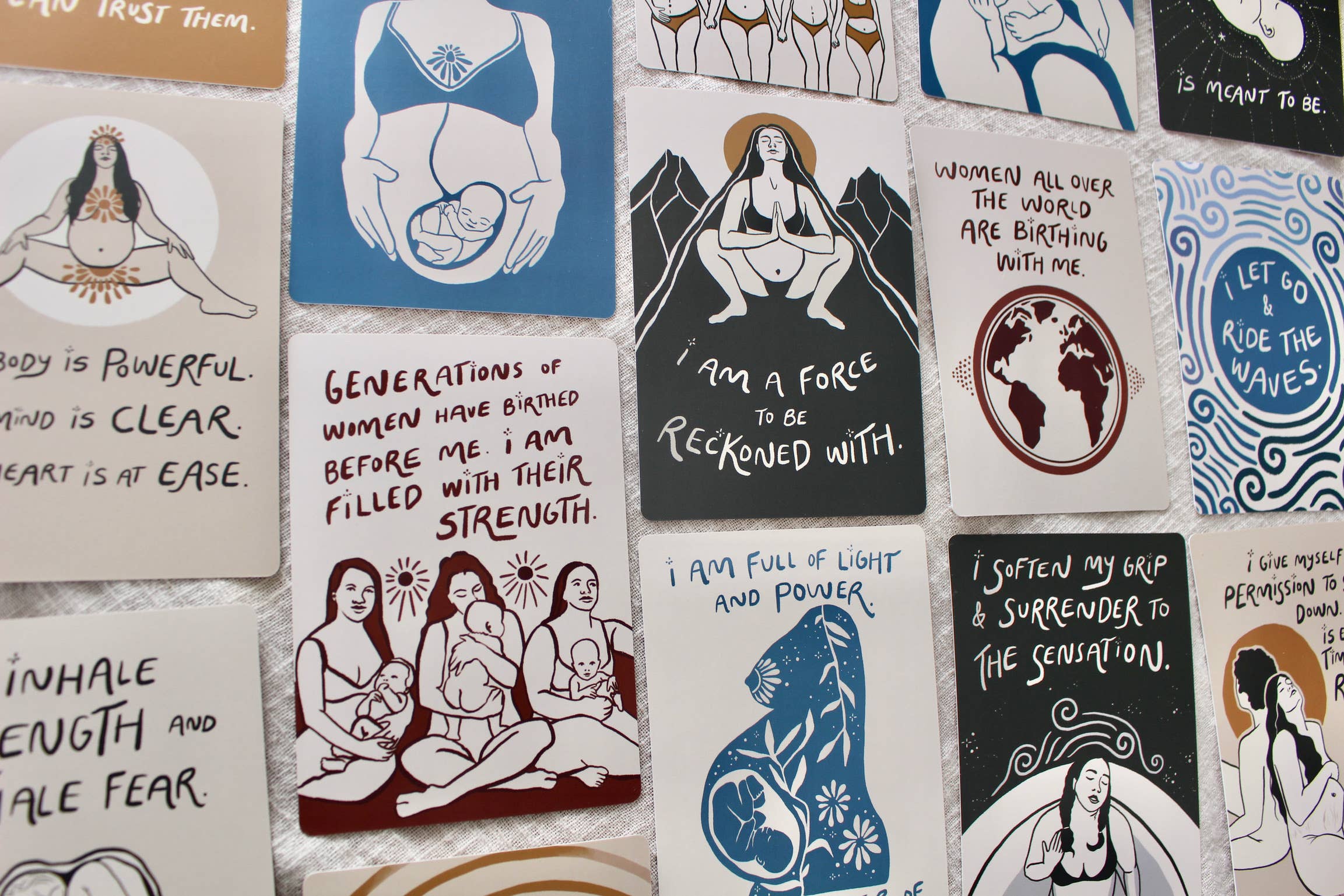 Studio Marilyn - Wholesale Tarot Cards - In Full Bloom Birth & Pregnancy Affirmation Deck3