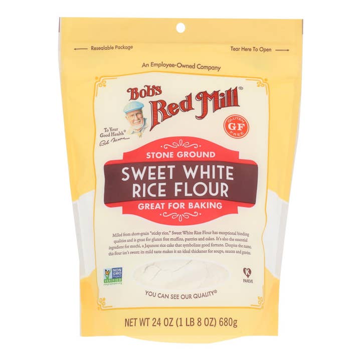 Everyday Supply Co - Wholesale Flour - Bob's Red Mill Sweet White Rice Flour, 4 Pack, 24oz, GF