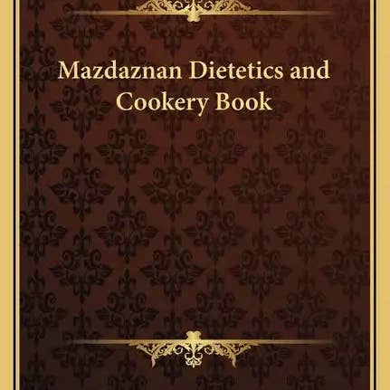 Books by splitShops - Wholesale Cookbook - Mazdaznan Dietetics and Cookery Book - Hardcover