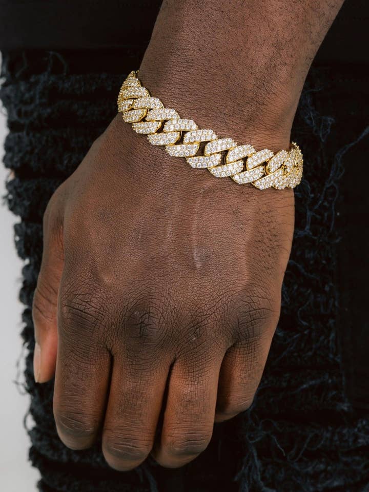 Kingdom Cuban Link Bracelet (Gold) for wholesale by 2THEWORLD
