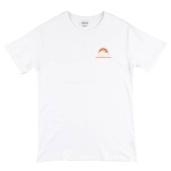 Pippi Post – Engroshandel T-shirt med print - Dame – Take a Look - Pippi Tee - Hvid3