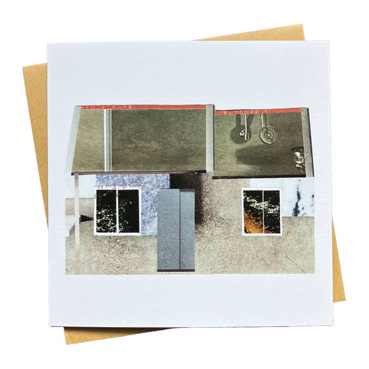 Slate House Architecture Greetings Card for wholesale by Soodle Street Studio