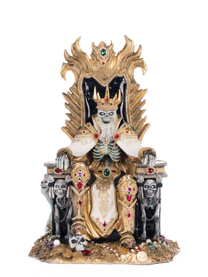Captain Skully Swashbuckler Pirate King In Chair for wholesale by Katherine's Collection