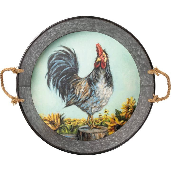 Primitives by Kathy - Wholesale Serving Tray - Rooster Tray