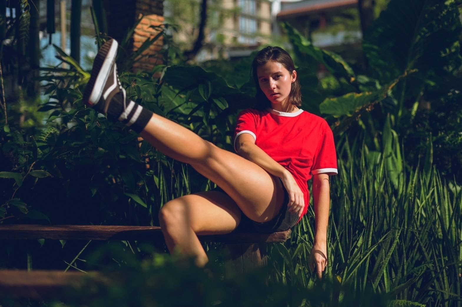 Artree - Wholesale T-Shirt - Unisex - Vintage T Shirts Red Ringer Unisex Blank Top2