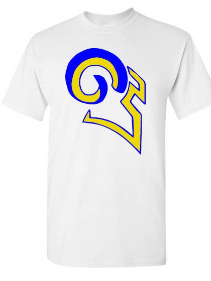 Lil Swirl (Contour) - Bleu&Jne Sur Blc pour la vente par Gods of Gridiron War