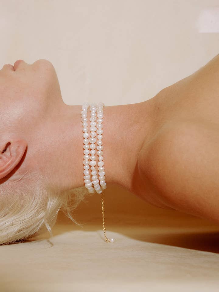 Mizu Pearl Choker for wholesale by Lavani Jewels