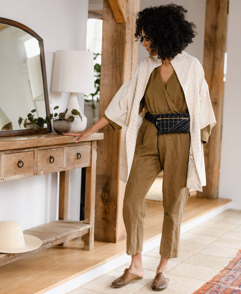 Anchal - Wholesale Belt Bag - Women's - Kantha Crossbody Belt Bag2