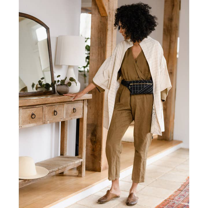 Anchal - Wholesale Belt Bag - Women's - Kantha Crossbody Belt Bag2