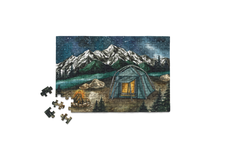 Micro Puzzles - Wholesale Puzzle - Adult - Camping in Pacific Northwest National Park Puzzle Gift3