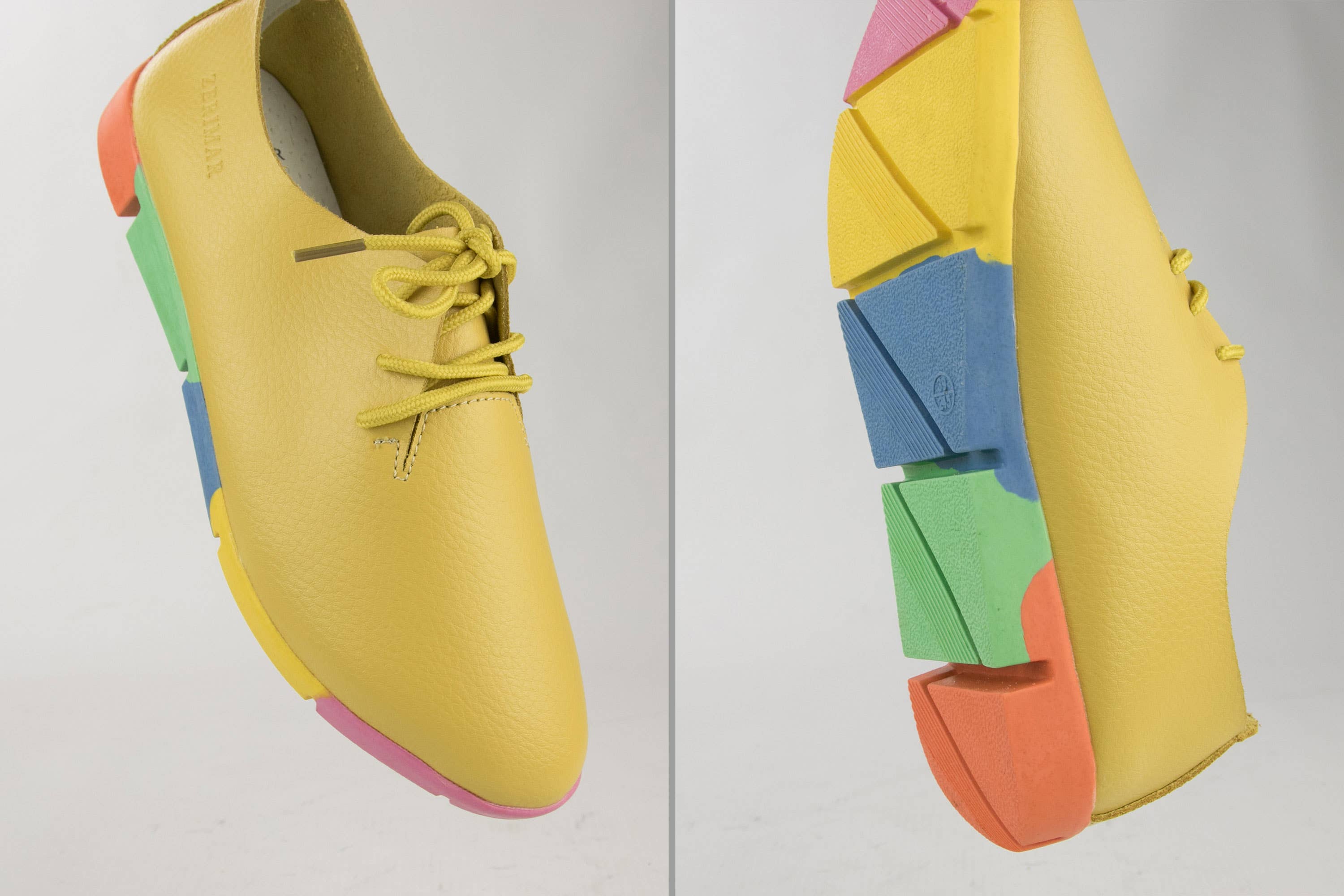 Giallo Mocassini da donna in pelle Zerimar - Scarpe comode eleganti, giallo in vendita all'ingrosso su Faire4