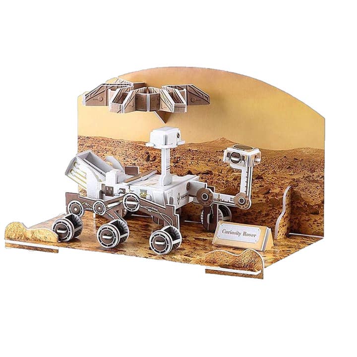 Texas Toy Distribution - Wholesale Puzzle - Kids - Curiosity Rover 3D NASA Space Puzzle - 62 Pcs