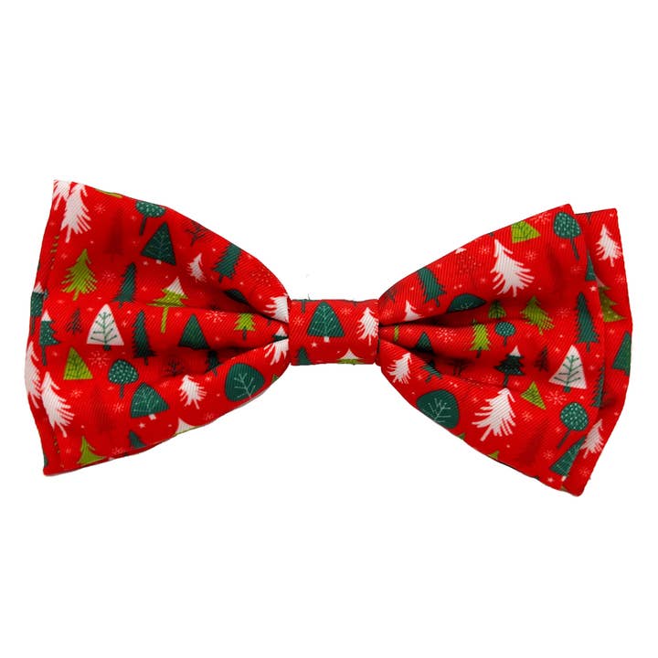Huxley & Kent - Wholesale Pet Bow Tie - Cat/Dog - Christmas Trees Bow Tie
