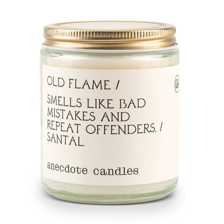 Vela Velha Chama (Santal) por atacado de Anecdote Candles