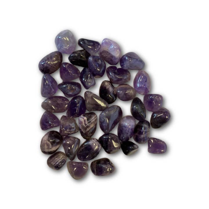 Ametyst -A Grade- Tumblestone (Vægt) for engroshandel hos Crystal Magick Wholesale Ltd