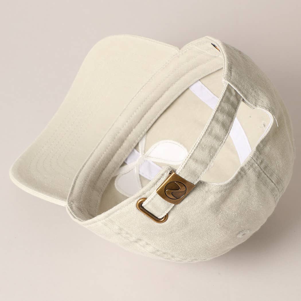 Fashion City - Wholesale Baseball Cap - Women's - Bow Embroidered Cotton Baseball Cap10
