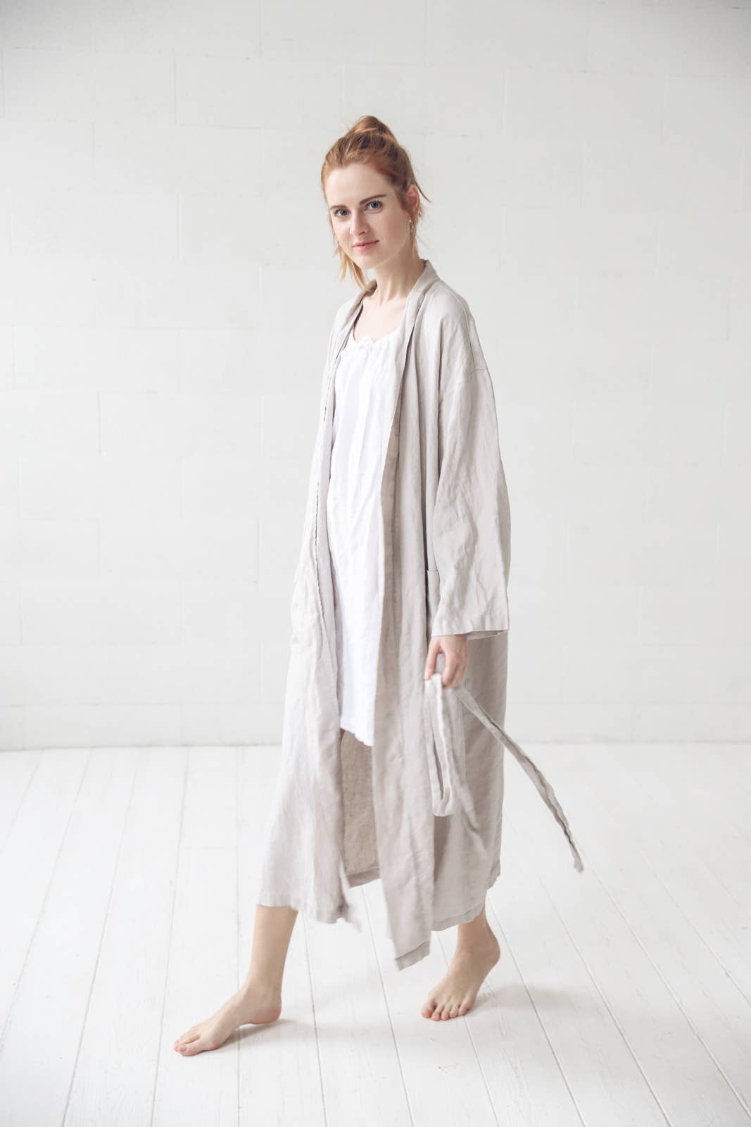 Epic Linen - Wholesale Robe - Women's - Soft Linen Bathrobe1