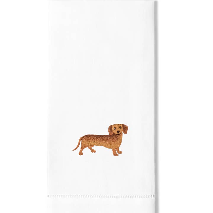 Henry Handwork – toalha por atacado – Toalha de mão Dog Dachshund
