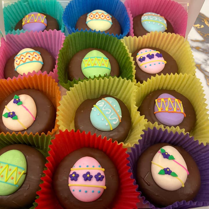 Easter Egg Oreo's 24 per box for wholesale by Bear Creek Candy Kitchen