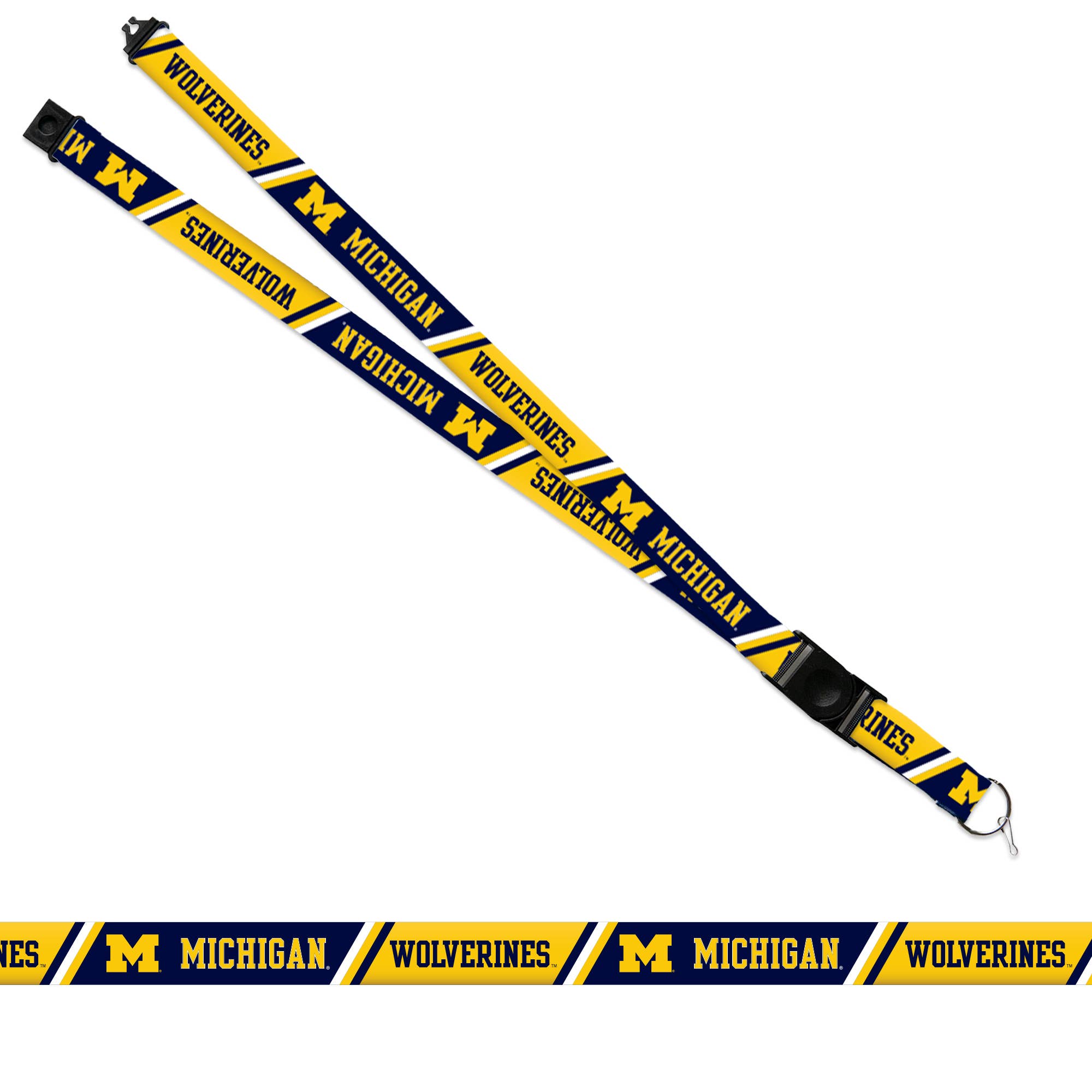 aminco NCAA Michigan Wolverines Team Logo Zipper Pull Charm Luggage Pet ID Tag Set 