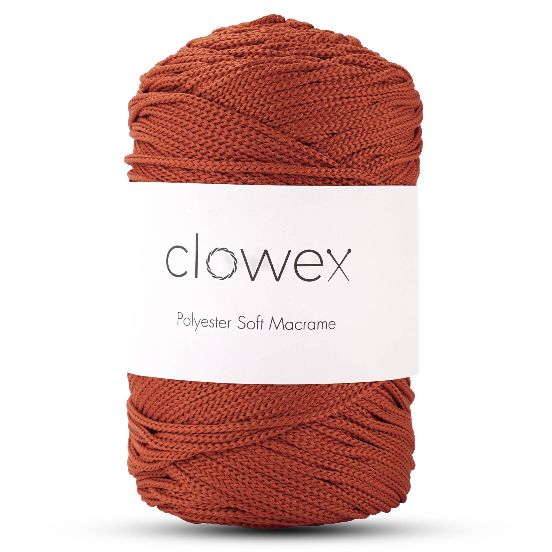 Clowex Textile LLC - Vente Fils à tricoter - Corde Macramé Douce en Polyester 2,5 mm, Fil de Corde Tressé Coloré39