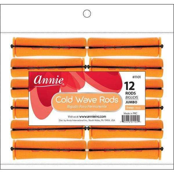 Annie International, Inc. - Wholesale Hair Curlers - Annie Cold Wave Rods Jumbo 12Ct Orange0
